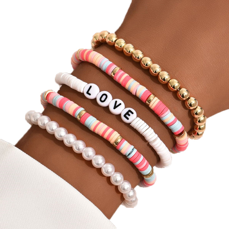Bohemian Love Colorful Retro Bracelet Set
