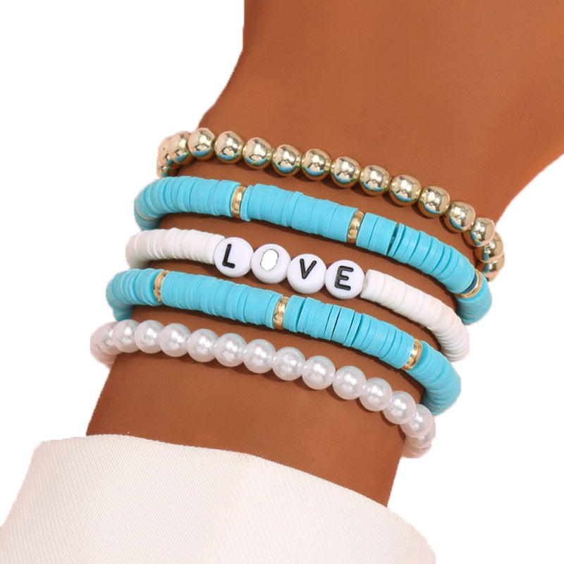 Bohemian Love Colorful Retro Bracelet Set
