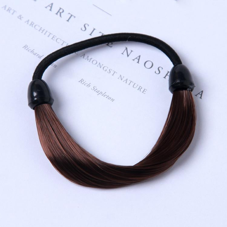 Ponytail Fake Hair Tie Embellishment Headband
