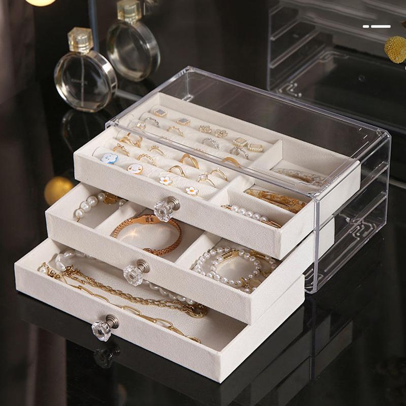 3Tier Acrylic Jewelry Organizer Box