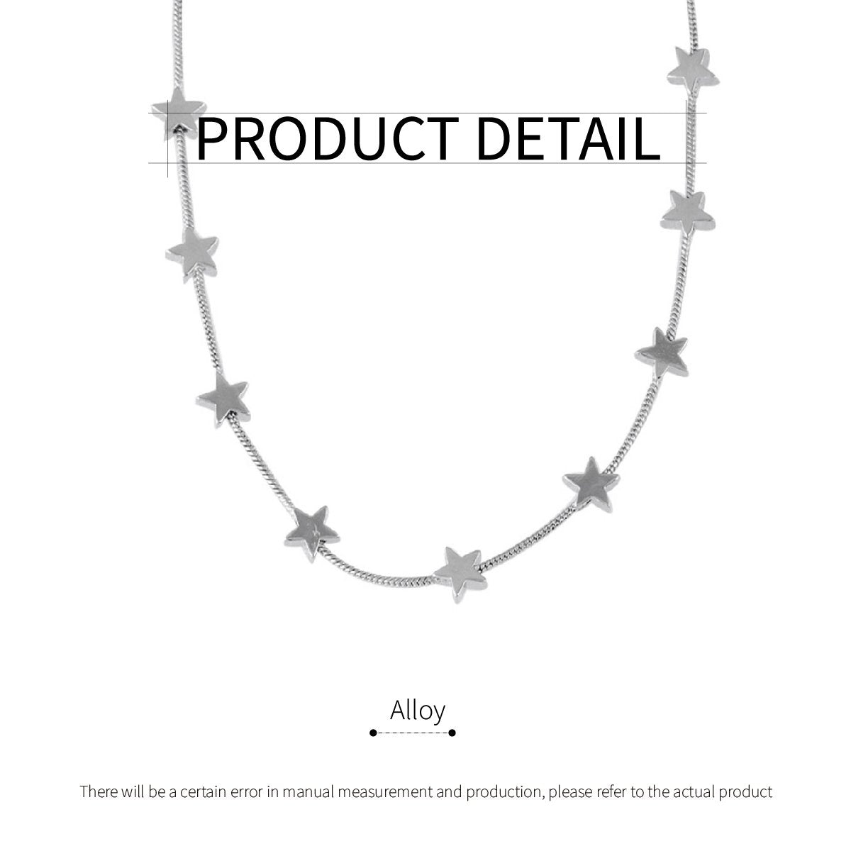 Silver Star Charm Necklace