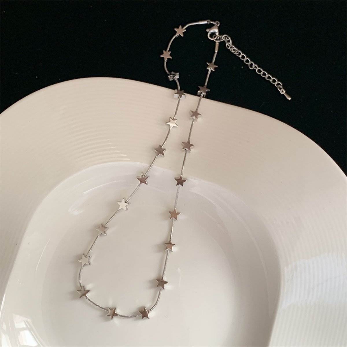 Silver Star Charm Necklace