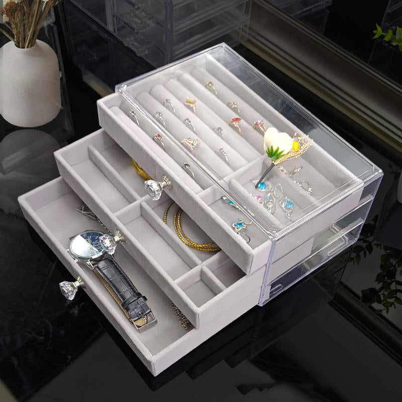 3Tier Acrylic Jewelry Organizer Box
