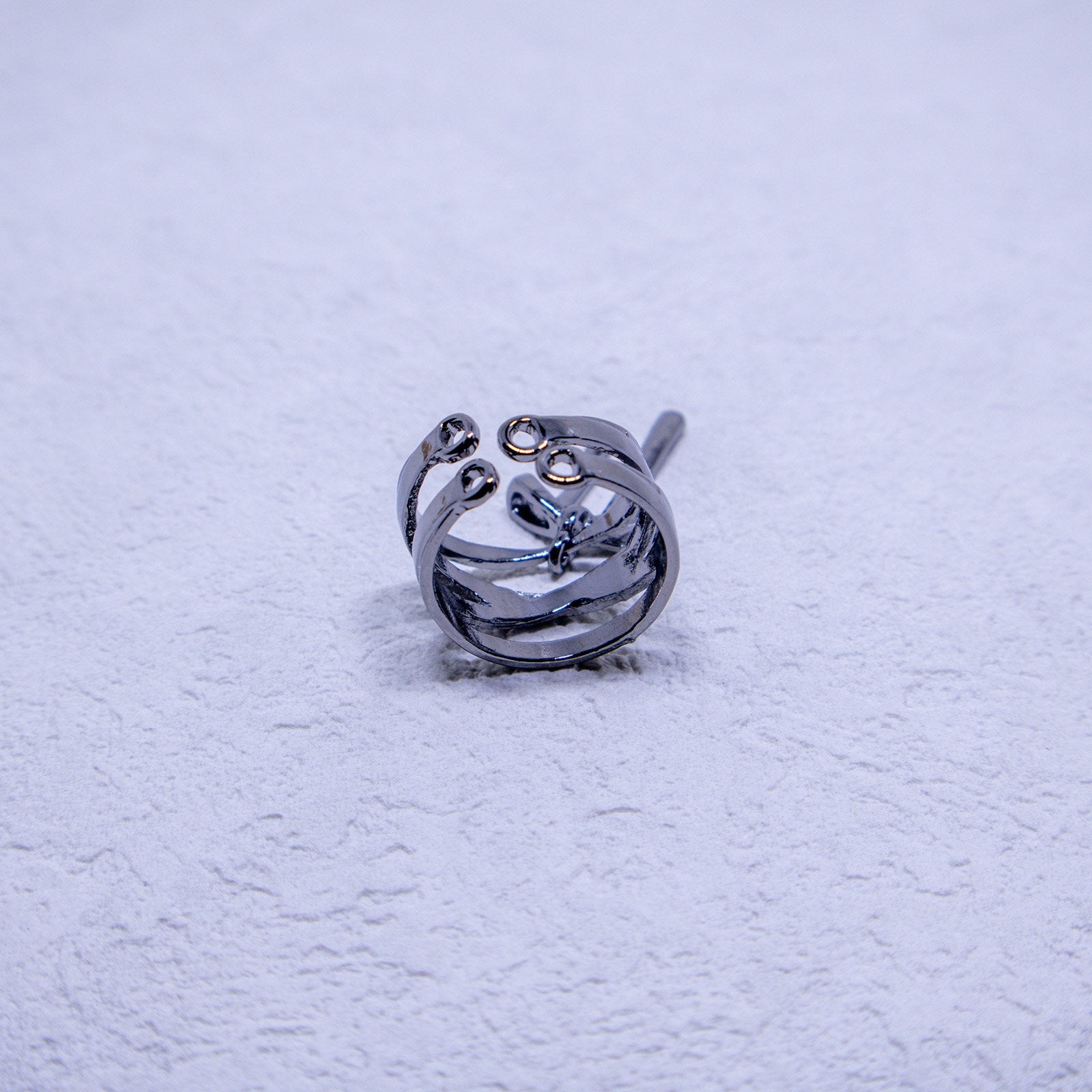 Silver Star Adjustable Ring