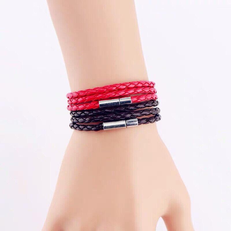 Multicolor Fashion Braided Leather Bracelet