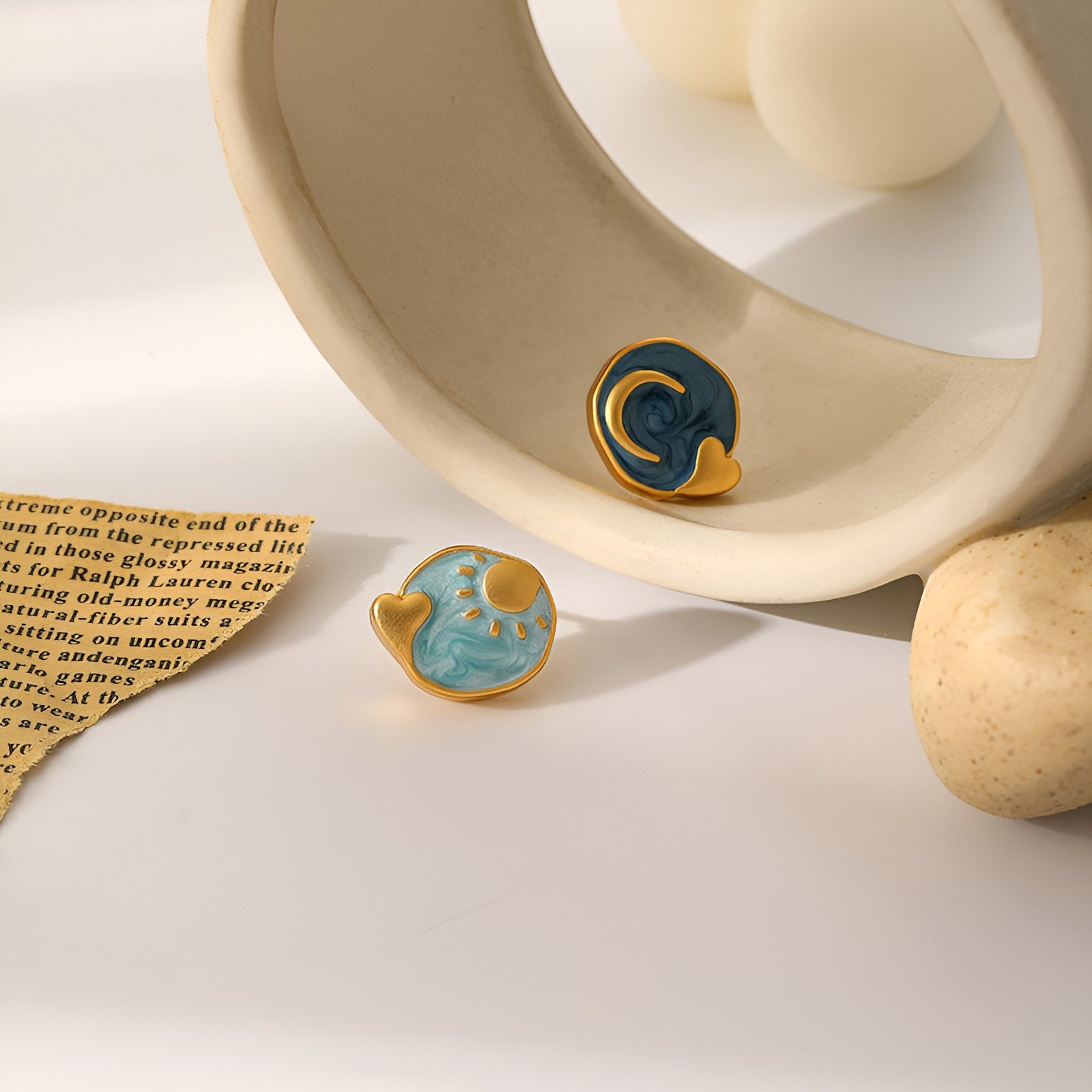 Enchanted Ocean Stud Earrings