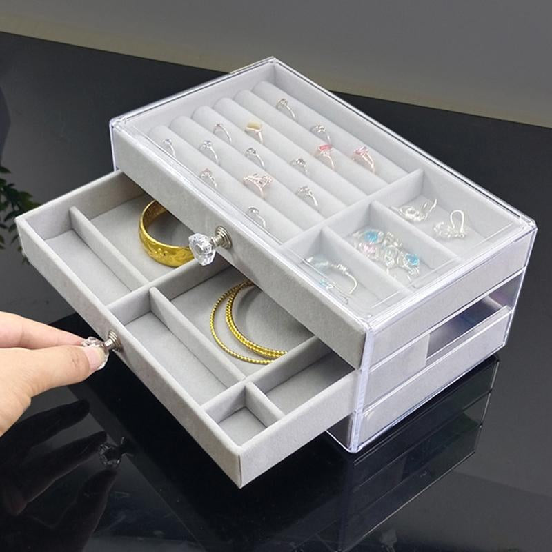 3Tier Acrylic Jewelry Organizer Box