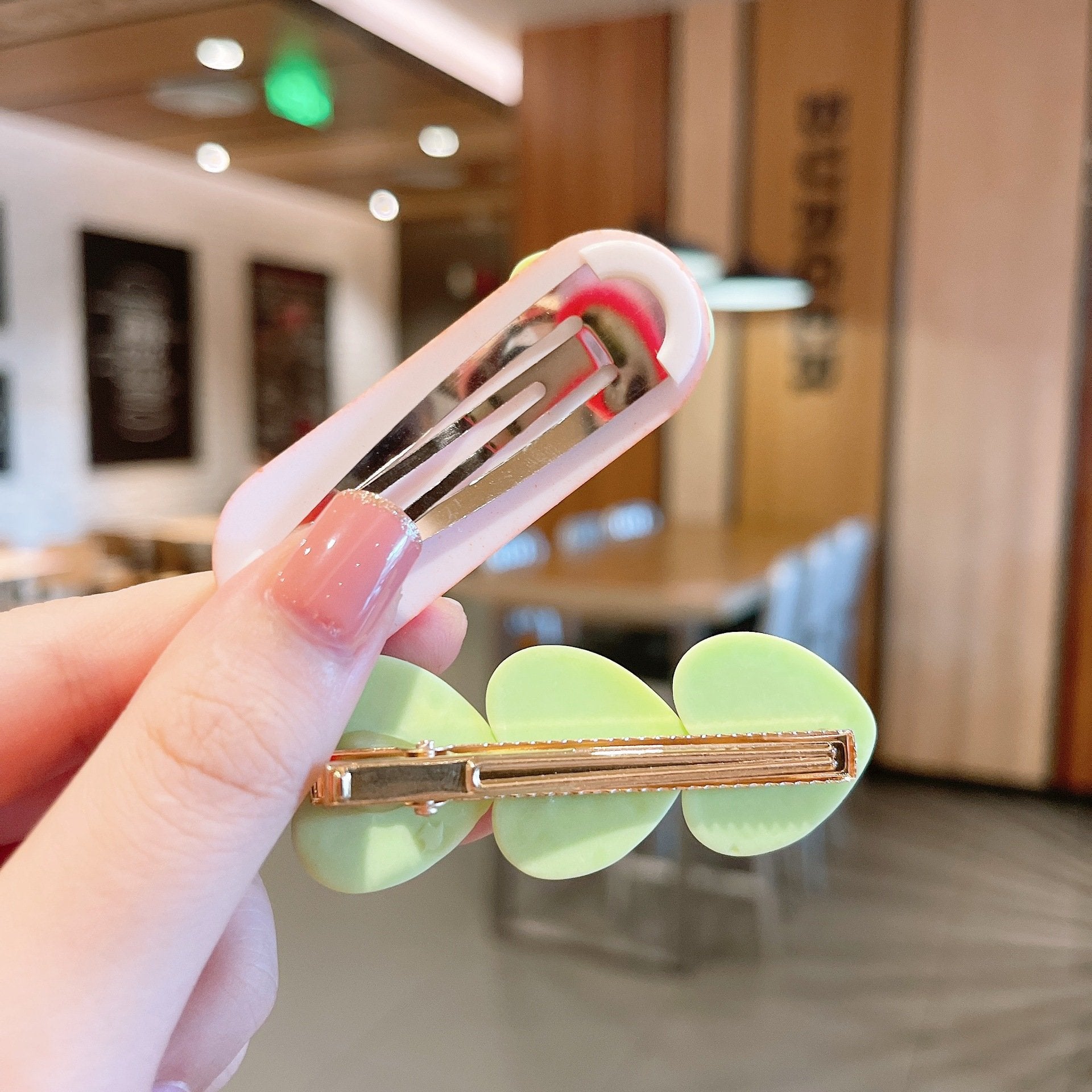 Candy Colored Heart-Shaped Bobby Pins