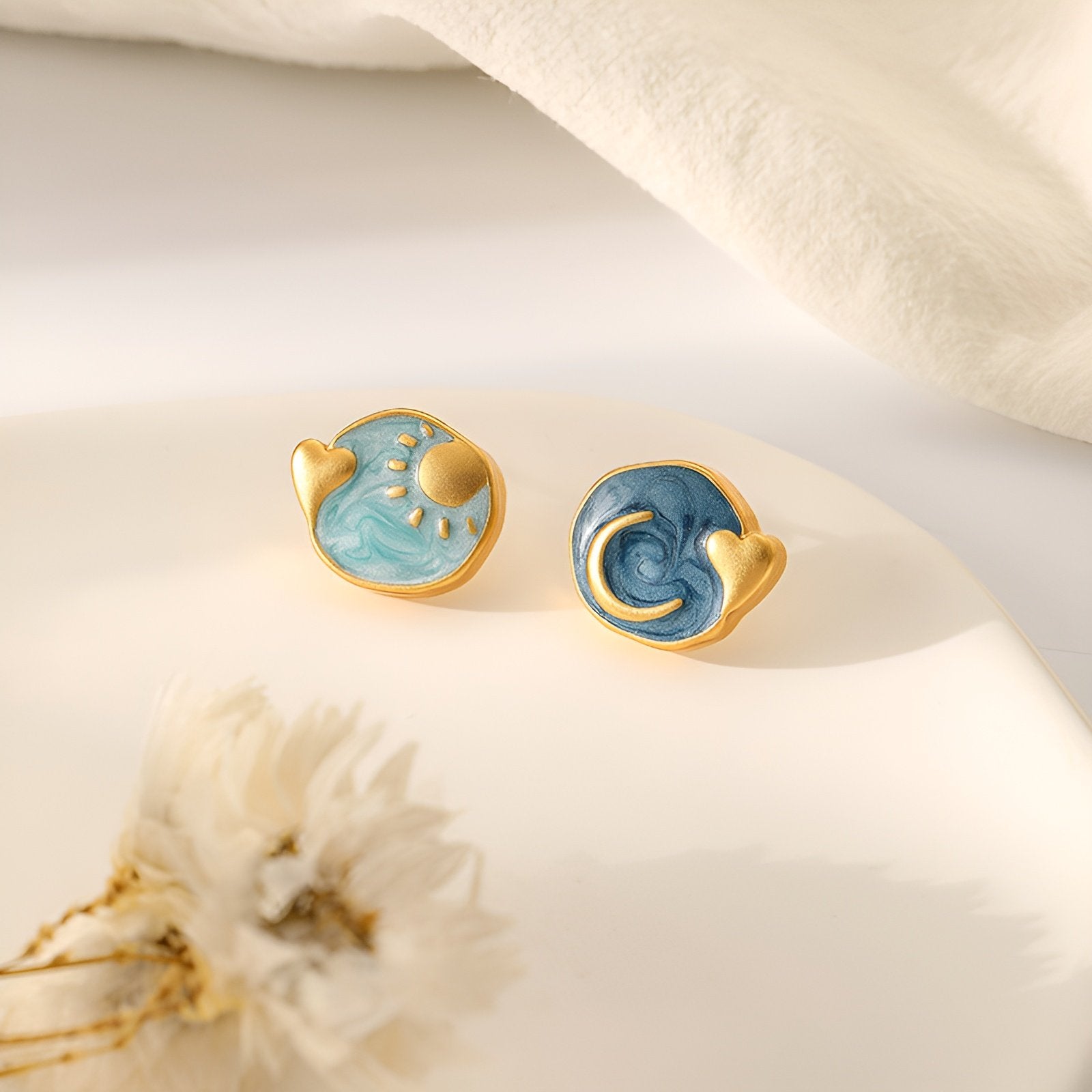 Enchanted Ocean Stud Earrings