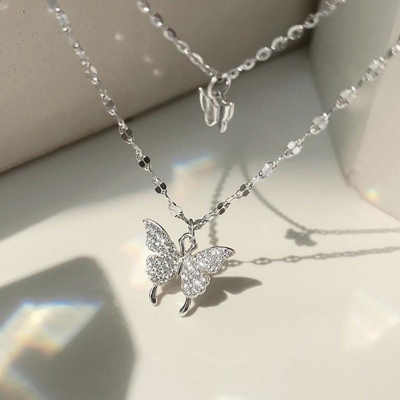 Butterfly Layered Necklace