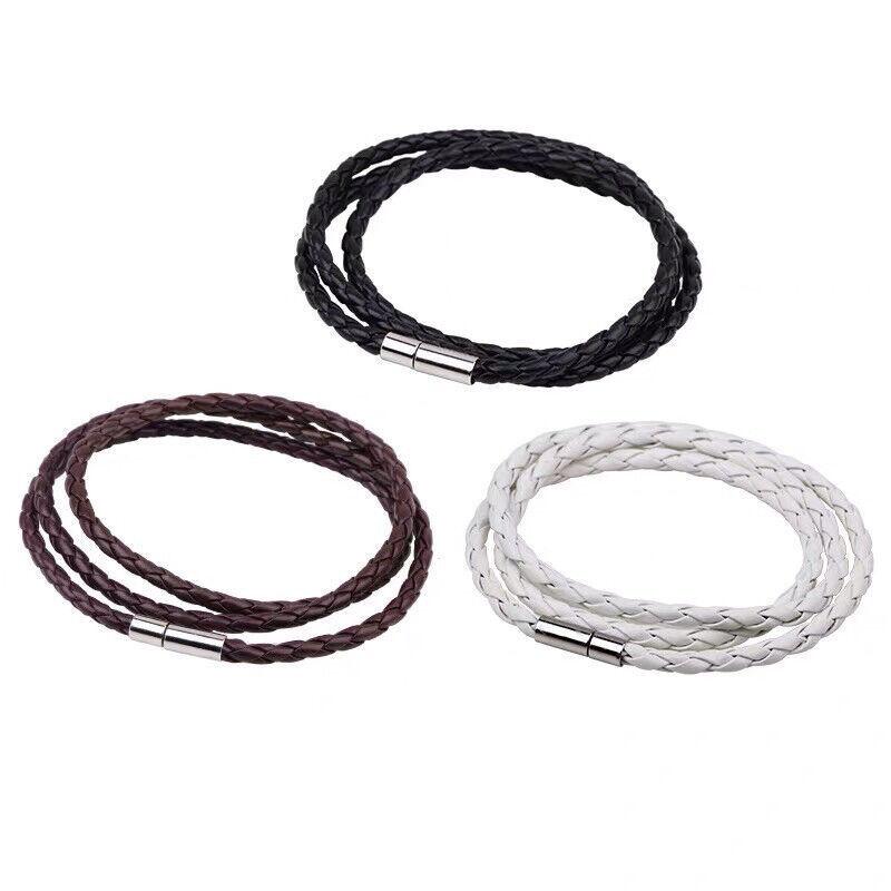 Multicolor Fashion Braided Leather Bracelet