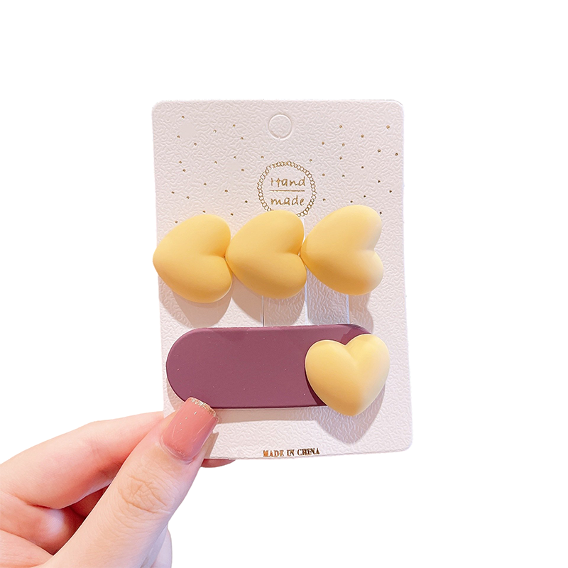 Candy Colored Heart-Shaped Bobby Pins
