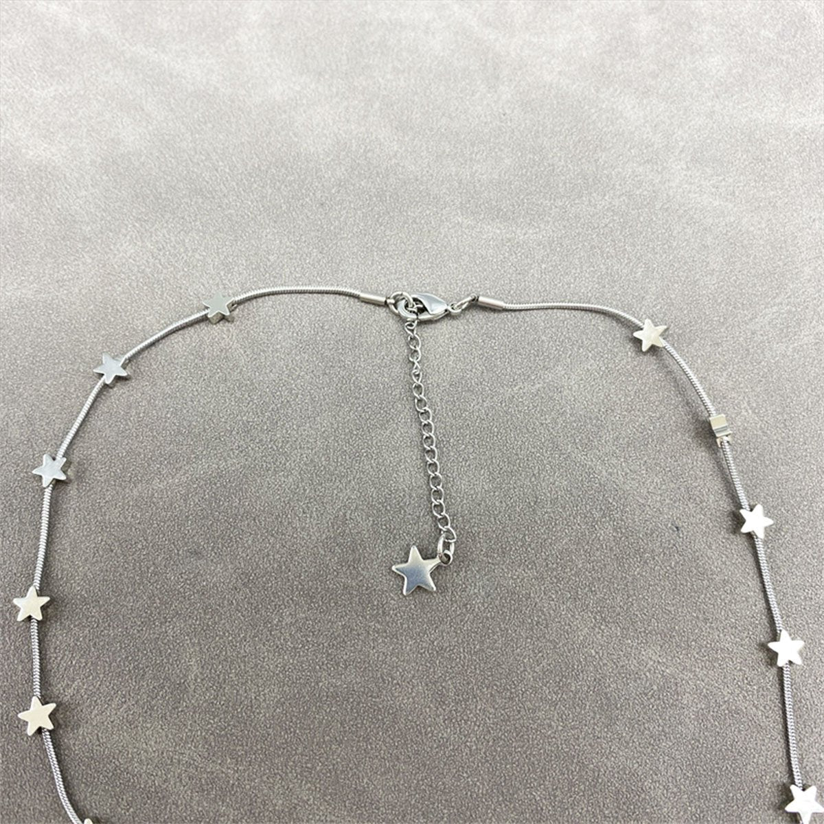 Silver Star Charm Necklace
