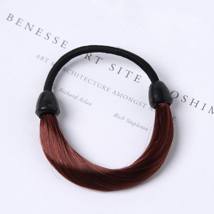 Ponytail Fake Hair Tie Embellishment Headband