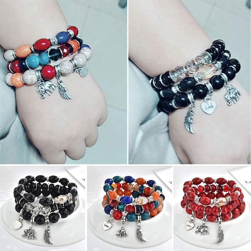 Bohemian Multilayer Beaded Bracelets