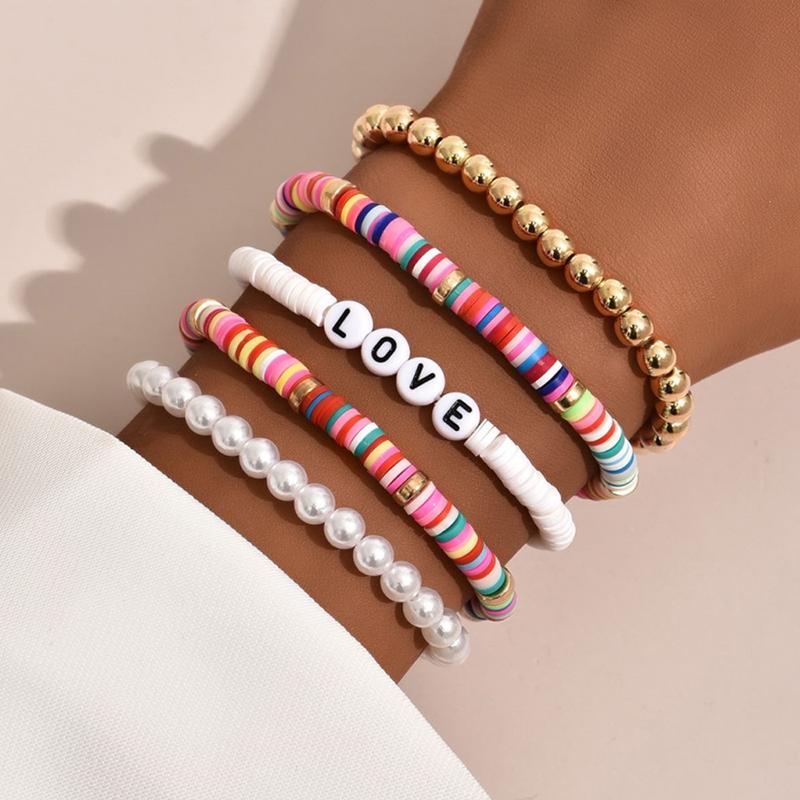 Bohemian Love Colorful Retro Bracelet Set