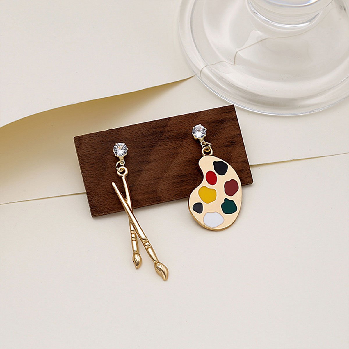 Art Palette Earrings for Artists