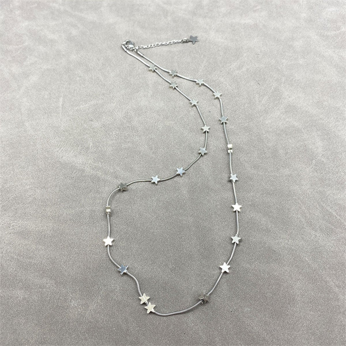 Silver Star Charm Necklace