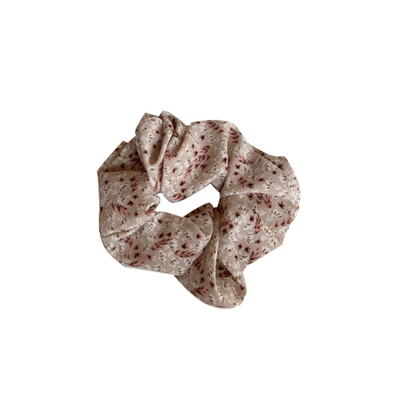 Chiffon Floral Large Scrunchie