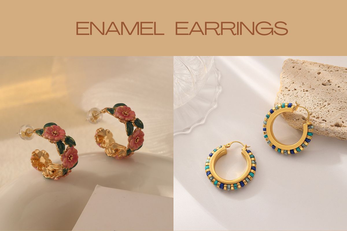 Stand Out with Style: Enamel Earrings for Every Woman's Wardrobe