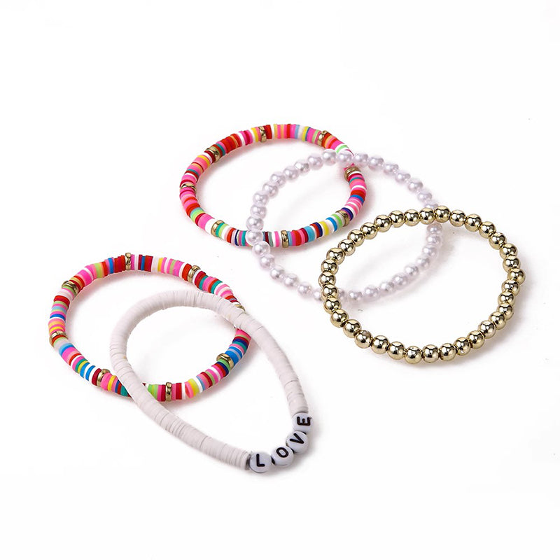 Bohemian Love Colorful Retro Bracelet Set