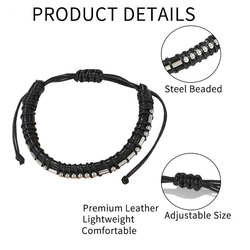 Morse Weave Code Bracelet