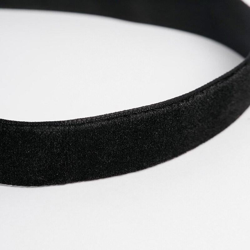 Simple Premium Black Velvet Swan-Neck Chocker