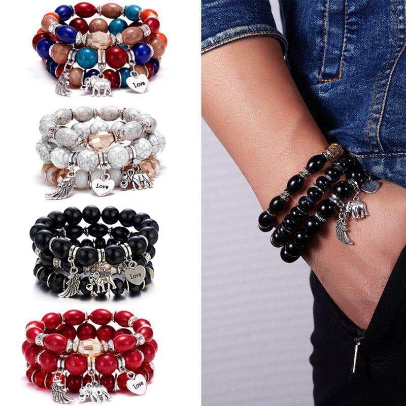 Bohemian Multilayer Beaded Bracelets