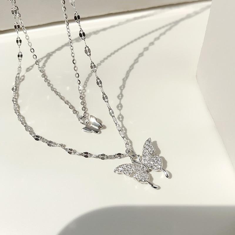 Butterfly Layered Necklace