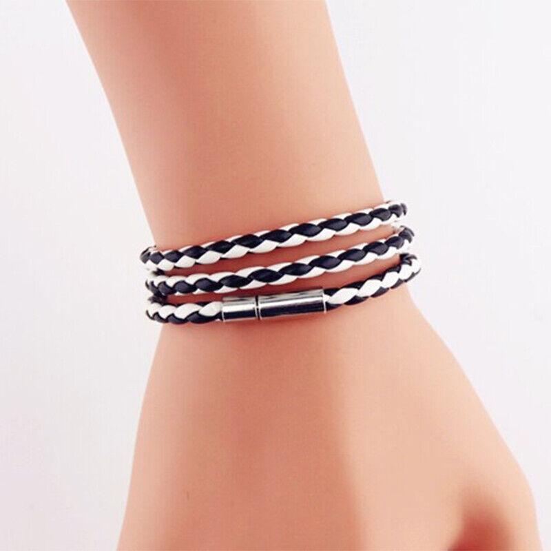 Multicolor Fashion Braided Leather Bracelet