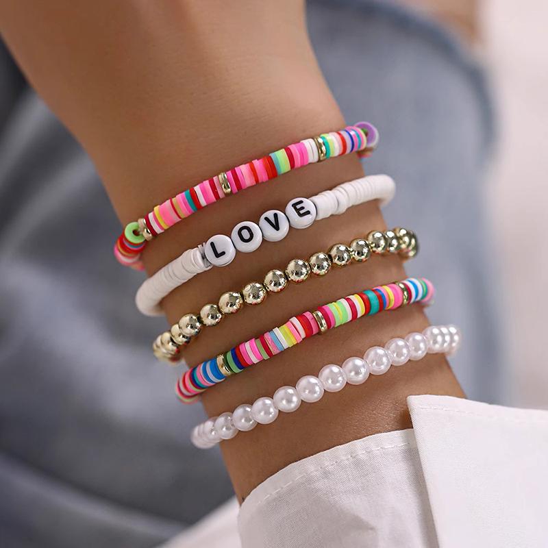Bohemian Love Colorful Retro Bracelet Set