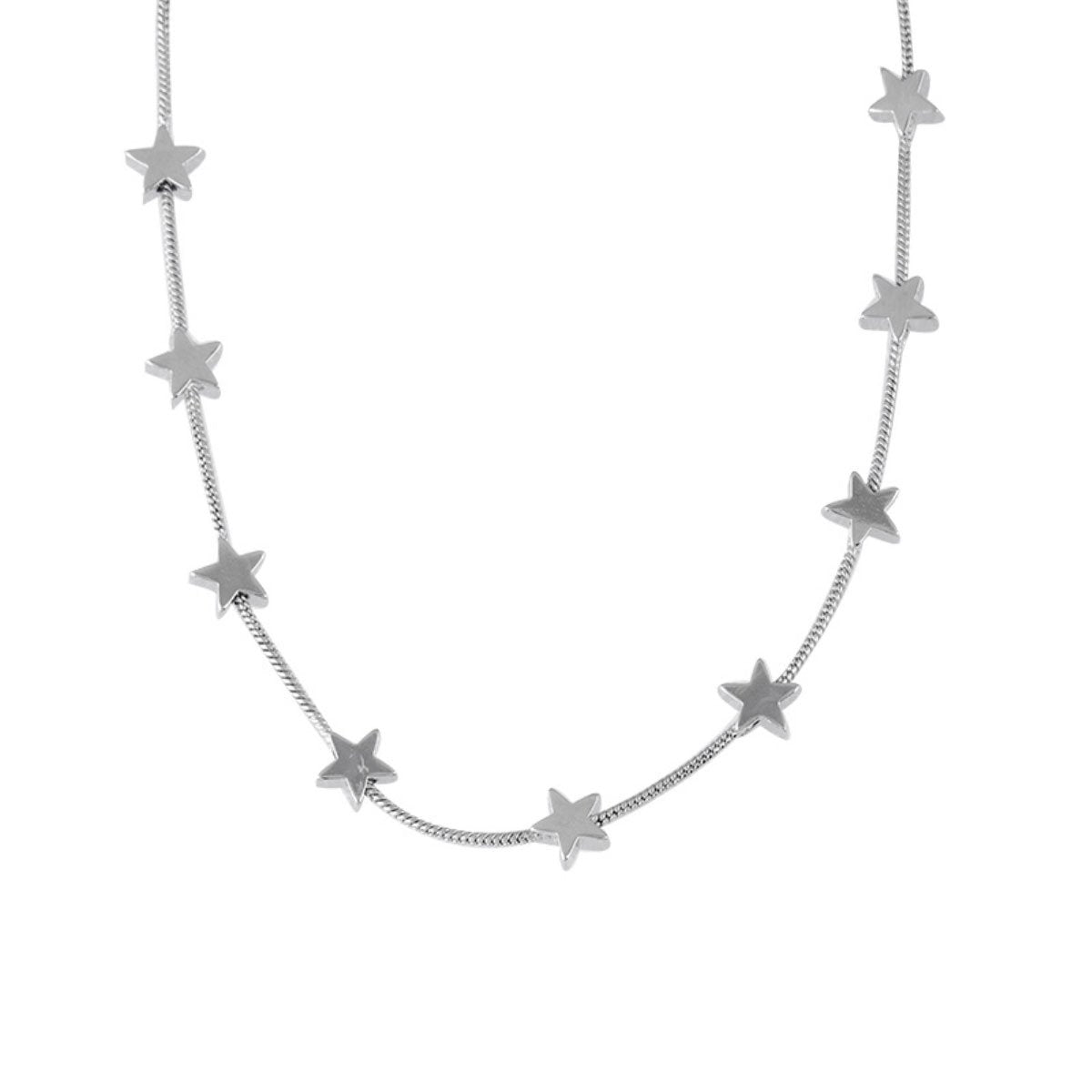Silver Star Charm Necklace