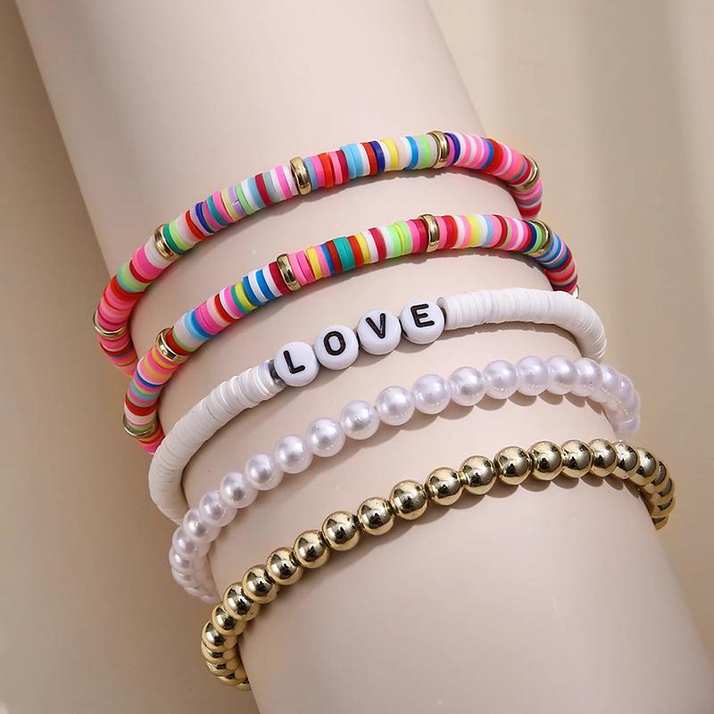 Bohemian Love Colorful Retro Bracelet Set