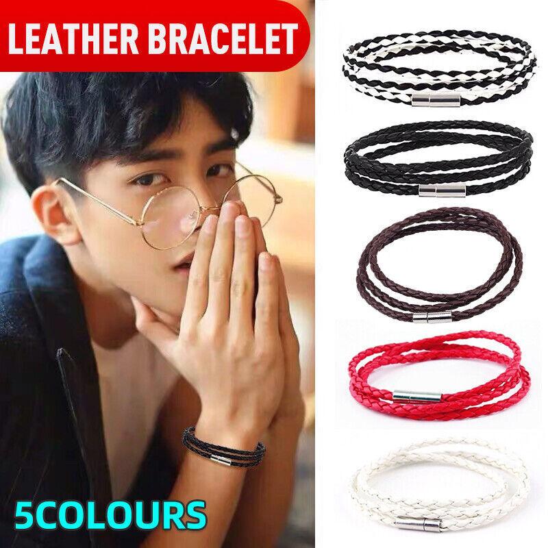 Multicolor Fashion Braided Leather Bracelet
