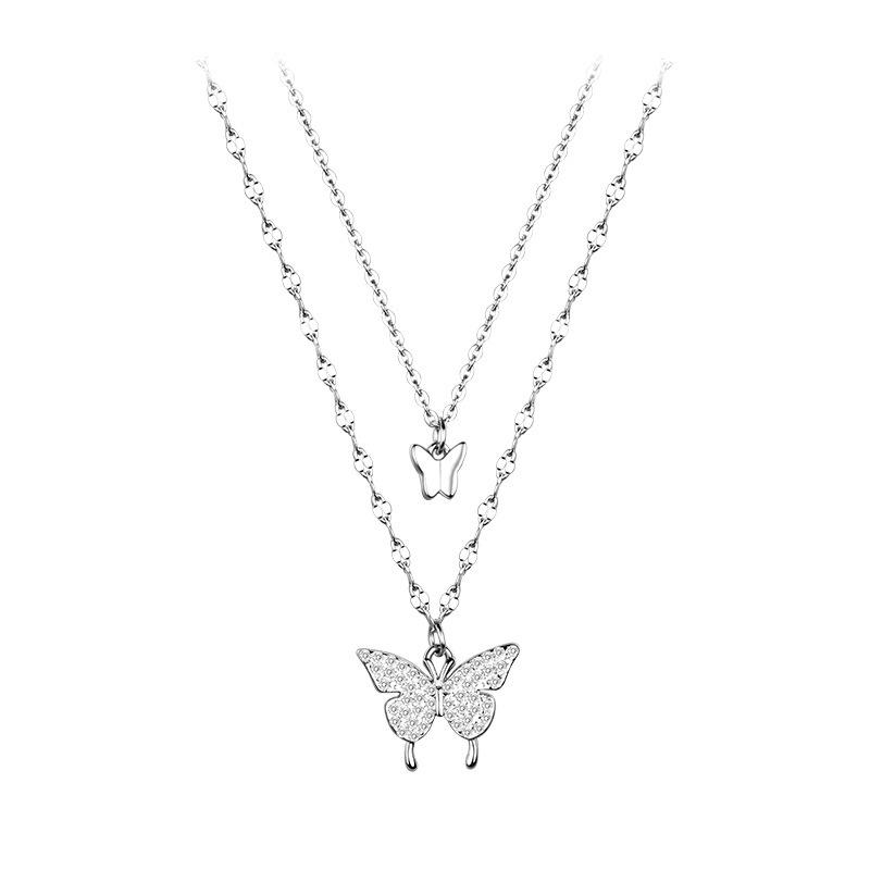 Butterfly Layered Necklace