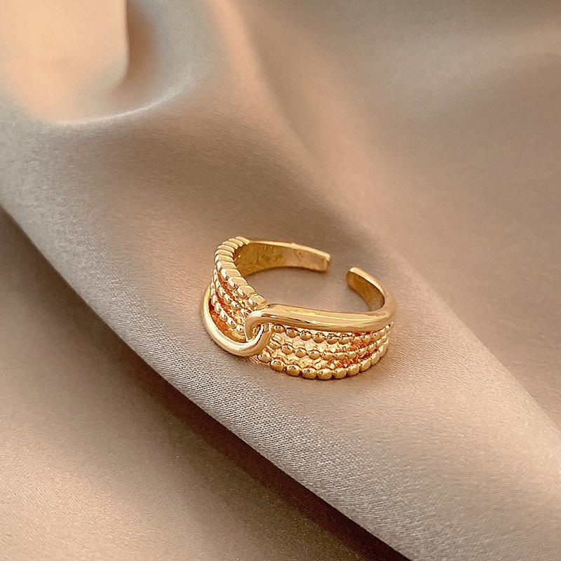 Alloy Finger Chain Tail Rings