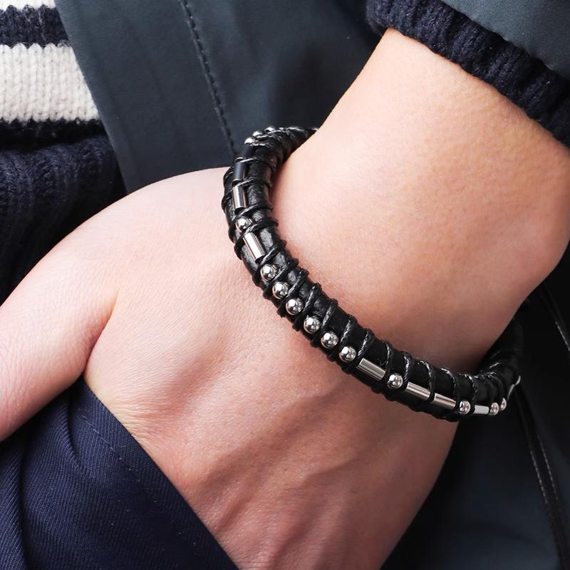 Morse Weave Code Bracelet