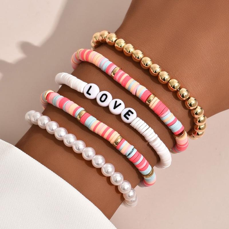 Bohemian Love Colorful Retro Bracelet Set