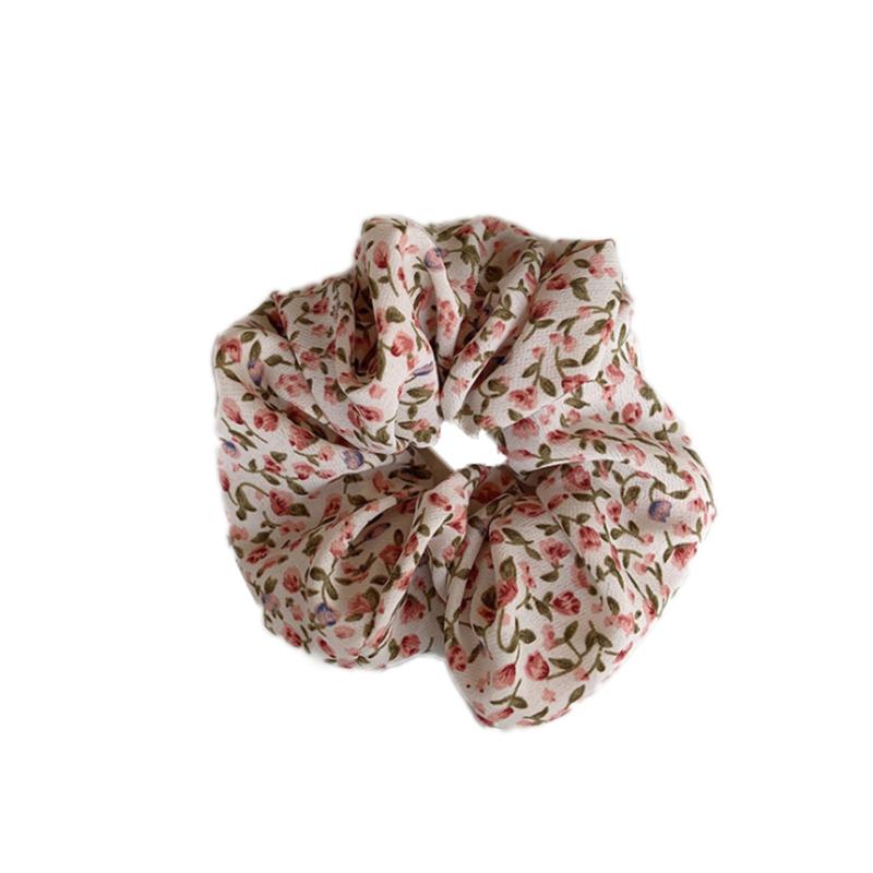 Chiffon Floral Large Scrunchie
