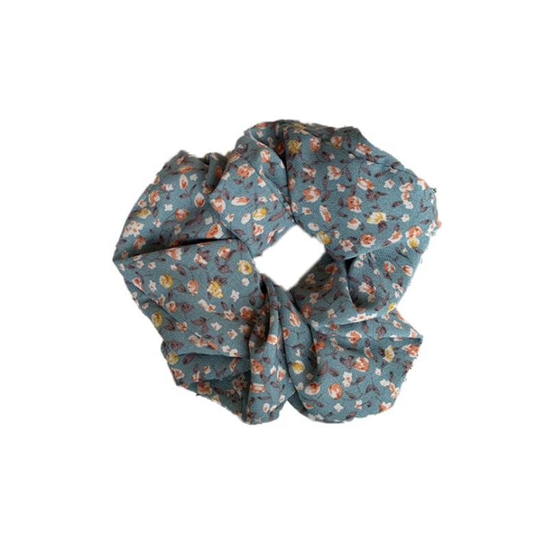 Chiffon Floral Large Scrunchie