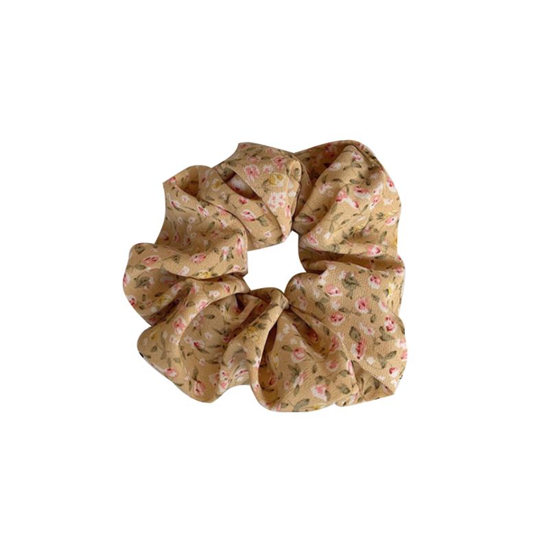 Chiffon Floral Large Scrunchie